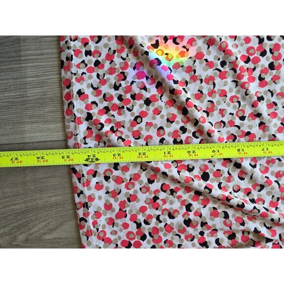 Jones Studio Womens Sleeveless Dotted Blouse 2X Pink & Black - Picture 6 of 7